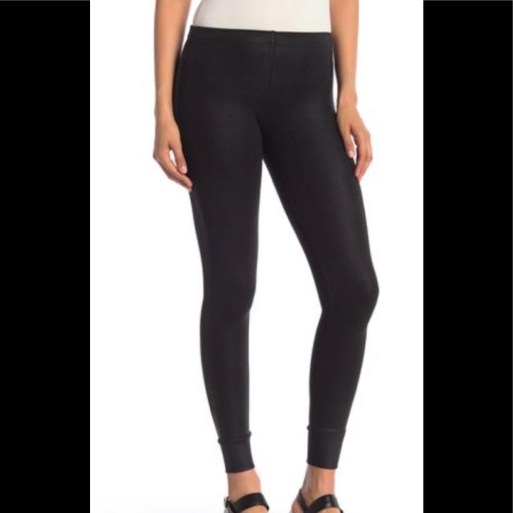 David Lerner coated leggings with cuf XS